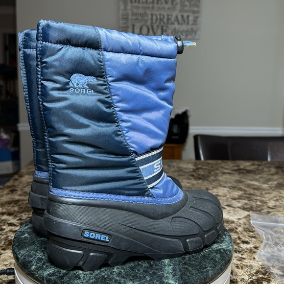 Sorel Insulated Youth ’s Cub Blues Snow Boots Winter Boots - Picture 6 of 12